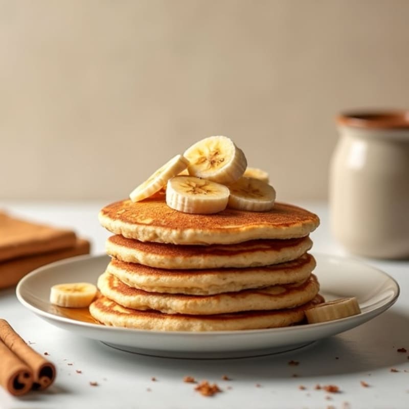 Fluffy Cinnamon Swirl Protein Pancakes