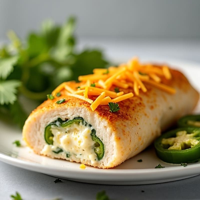 Creamy Spicy Jalapeño Stuffed Chicken