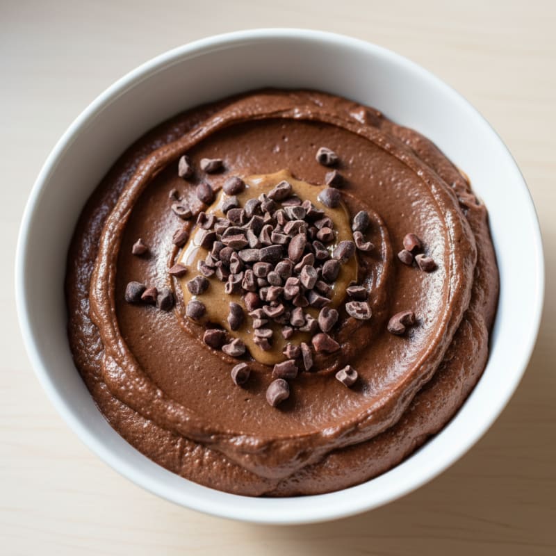 Silky Chocolate Protein Pudding with Greek Yogurt