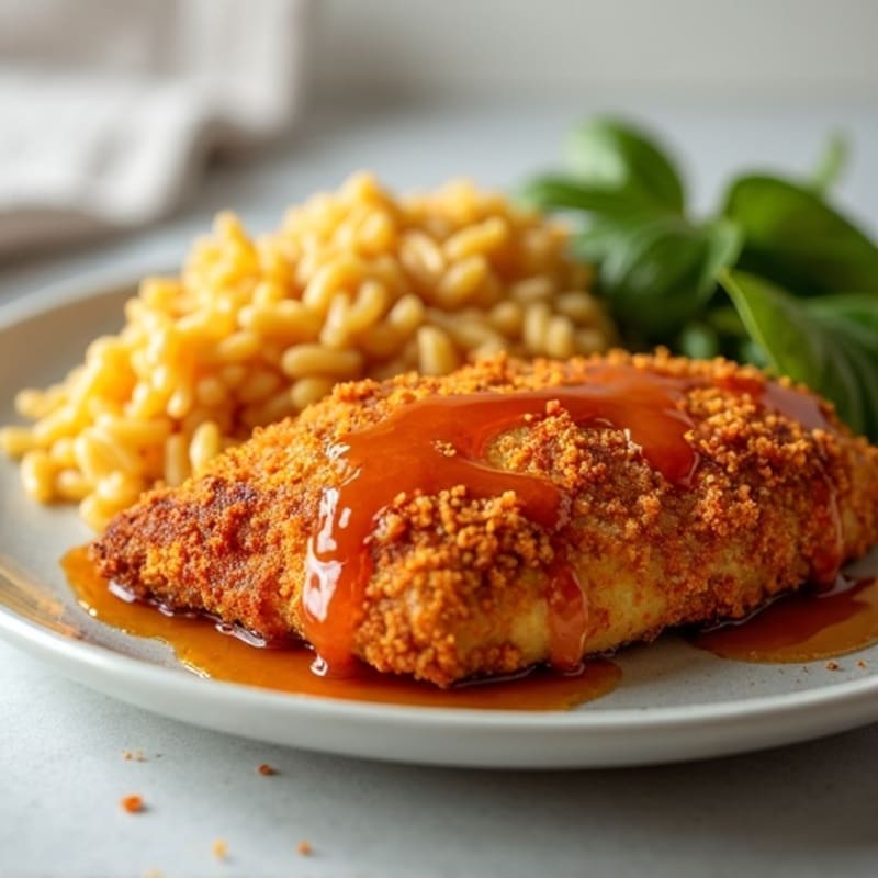 Crispy Baked Hot Honey Chicken