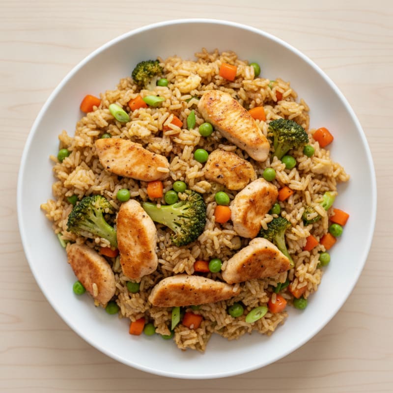 Chicken and Vegetable Fried Rice