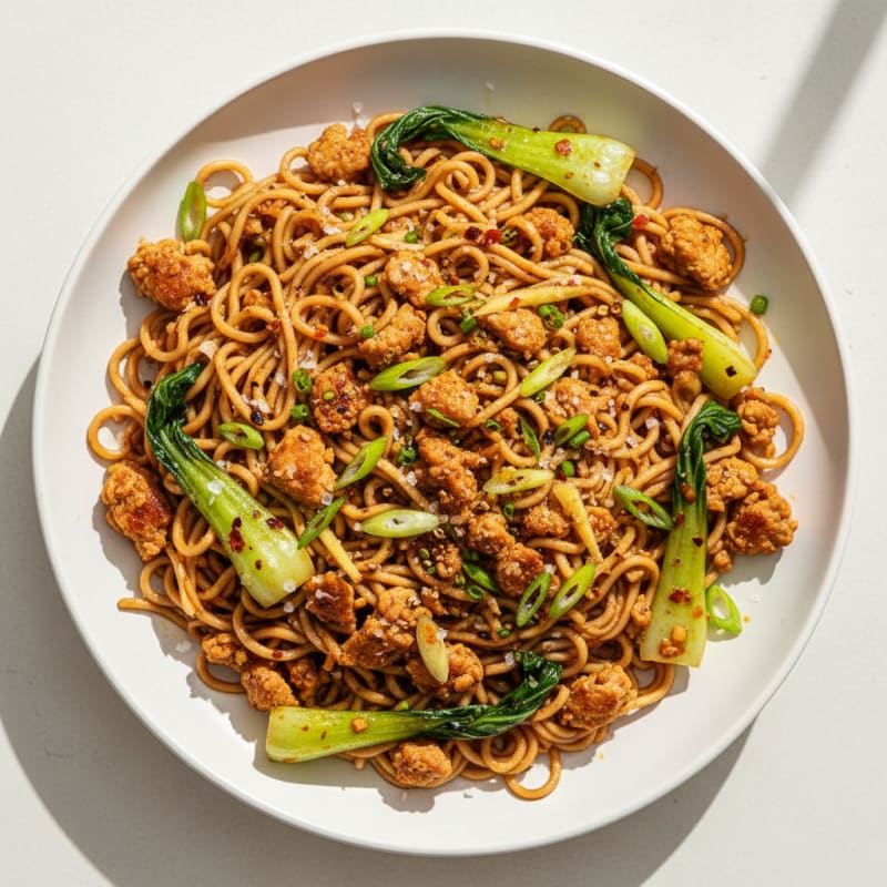 Sichuan Dan Dan Noodles with Chili Oil