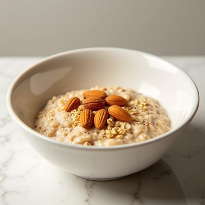 Protein-Packed Vanilla Almond Oatmeal Bowl
