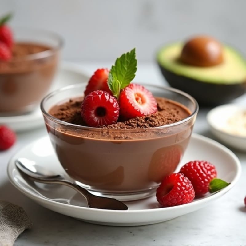 Silky Chocolate Protein Pudding with Greek Yogurt