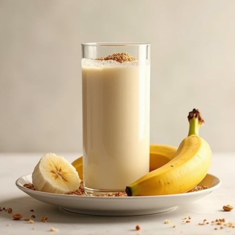Creamy Banana Protein Smoothie
