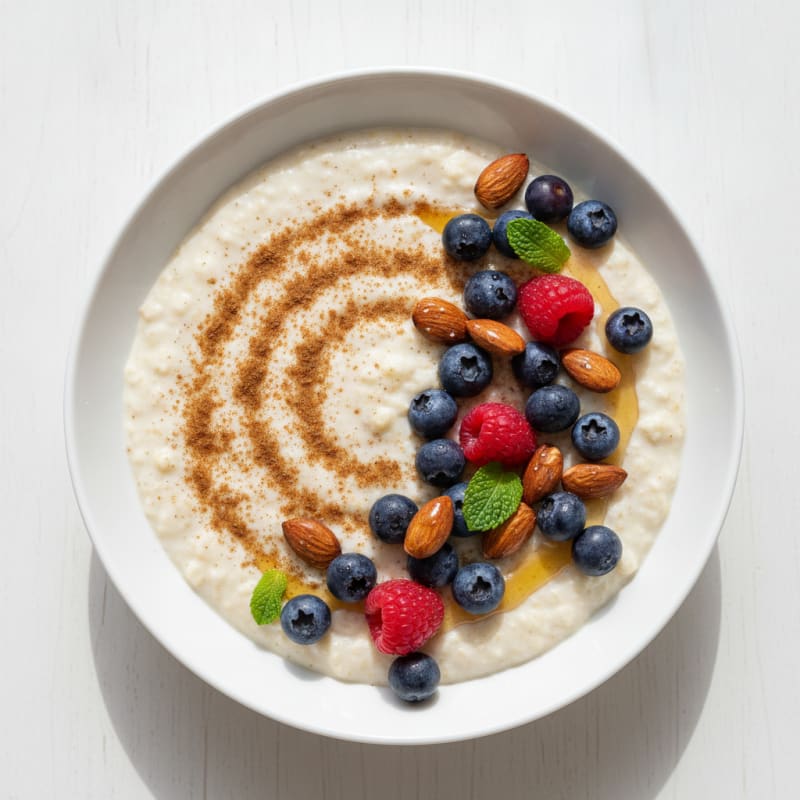Cottage Cheese Protein Oatmeal Bowl