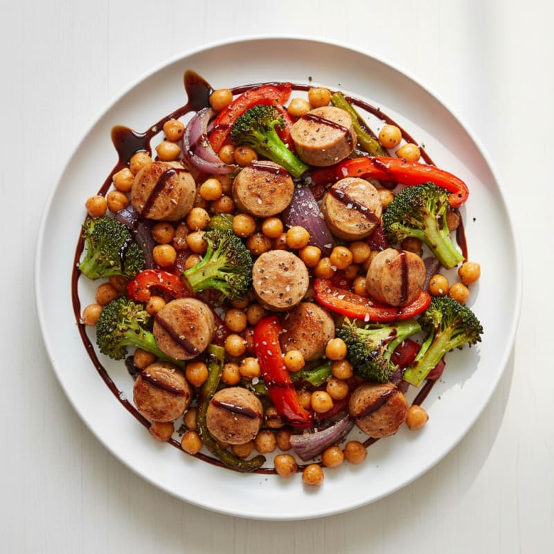 Sheet Pan Sausage and Roasted Vegetables