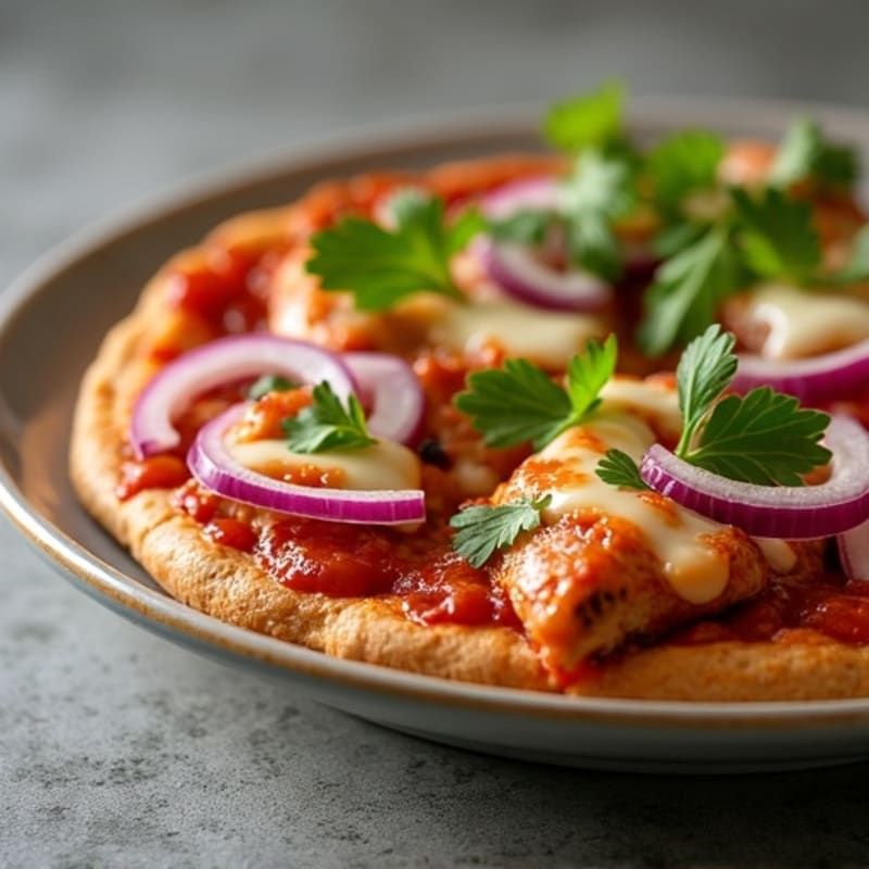 High-Protein BBQ Chicken Pizza