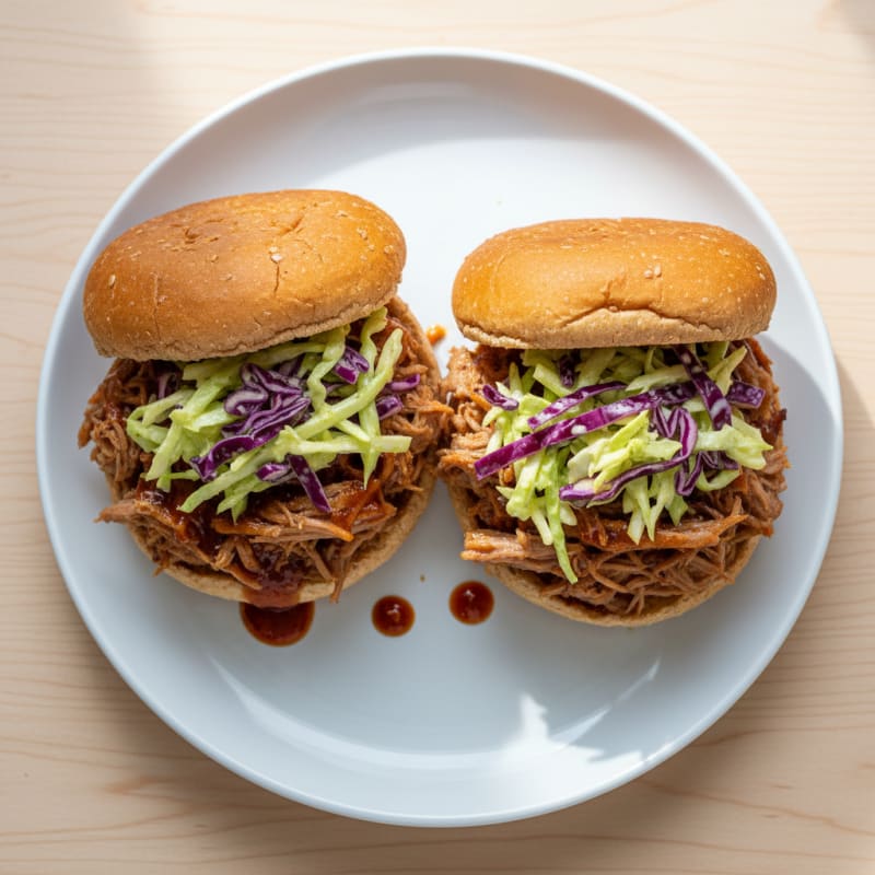 Slow-Cooked BBQ Pulled Pork Sandwiches