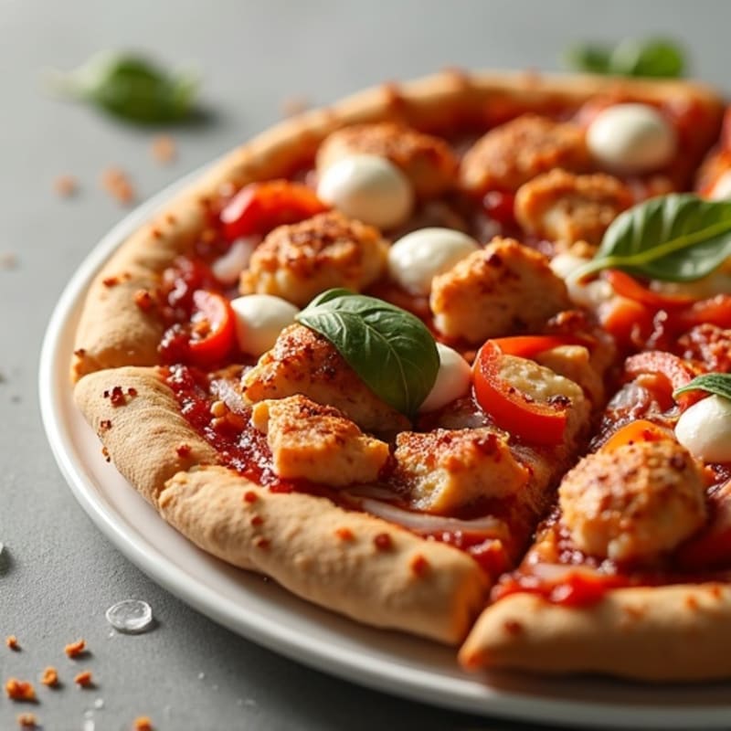 Crispy Grilled BBQ Chicken Pizza