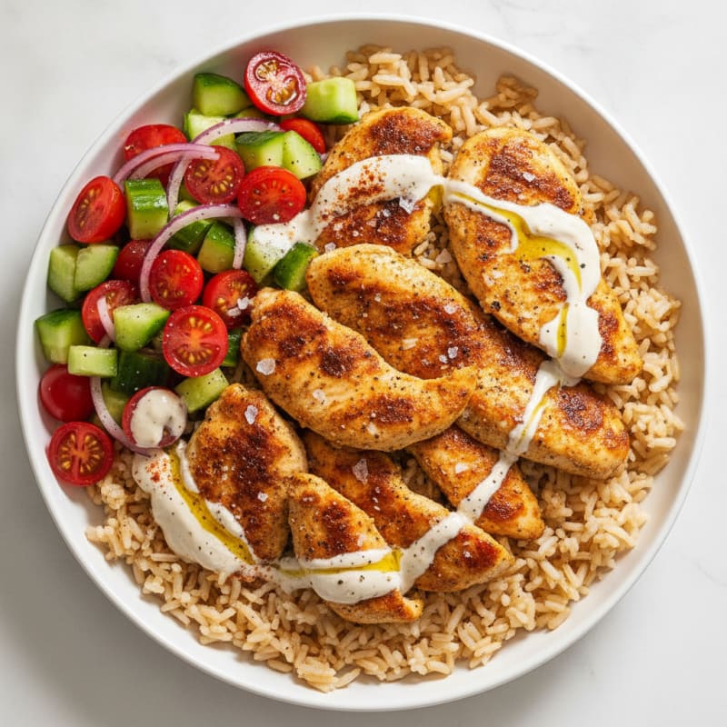 Chicken Shawarma Rice Bowl