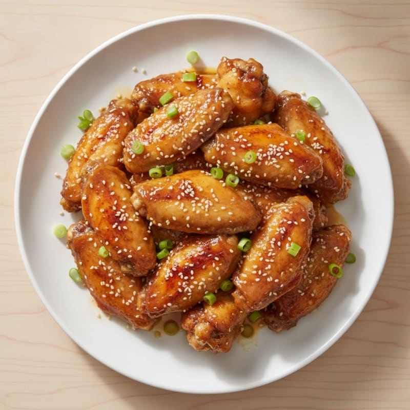 Honey-Garlic Glazed Chicken Wings