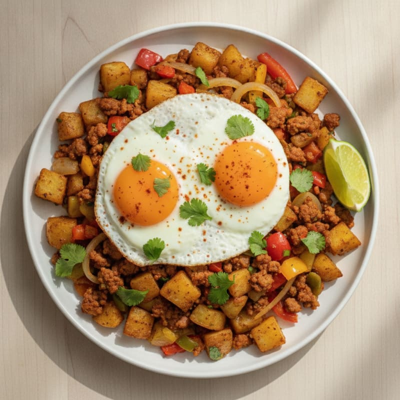 Spicy Chorizo and Potato Hash