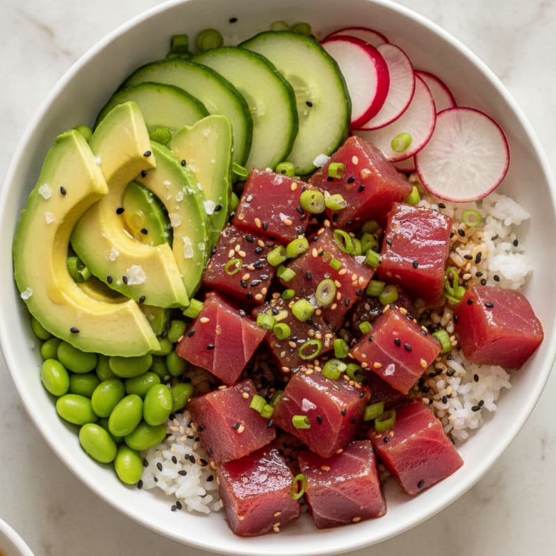 Hawaiian Tuna Poke Bowl