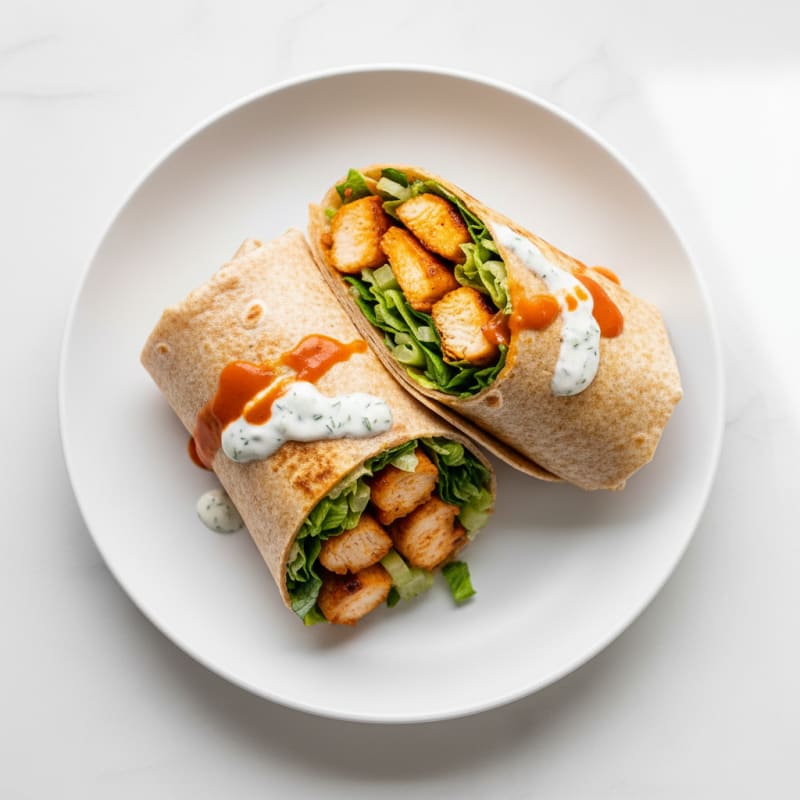 Crispy Buffalo Ranch Chicken Wrap