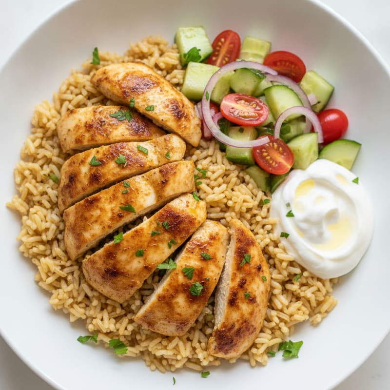 Chicken Shawarma Rice Bowl