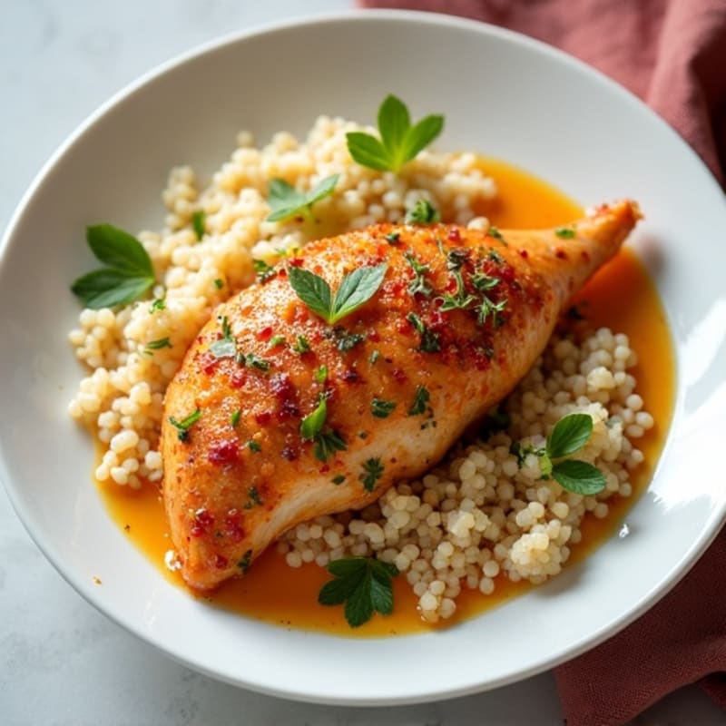 Tender Spiced Chicken with Creamy Coconut Sauce
