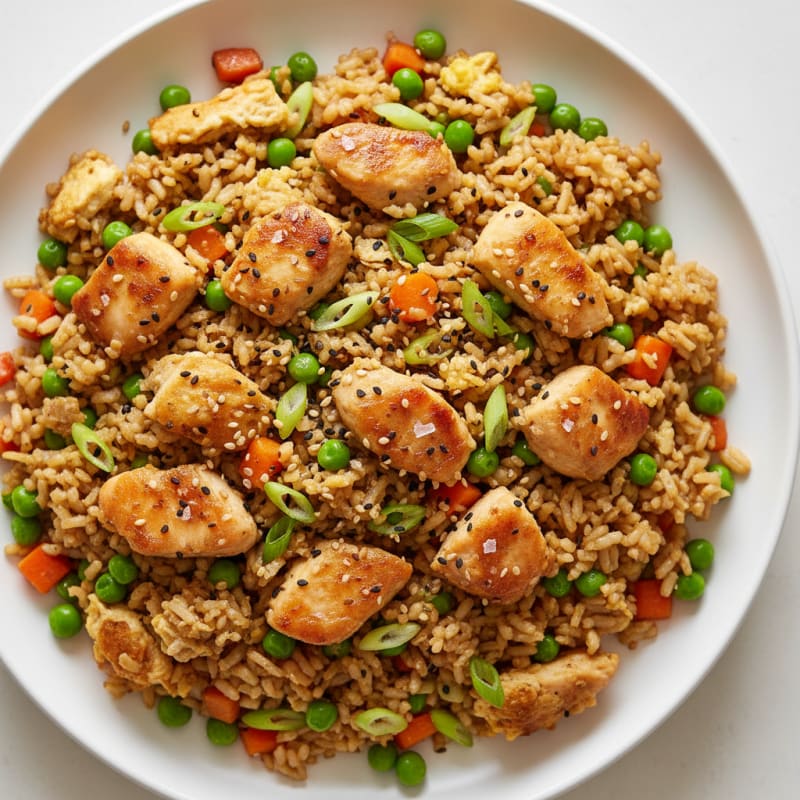 Chicken Fried Rice with Vegetables