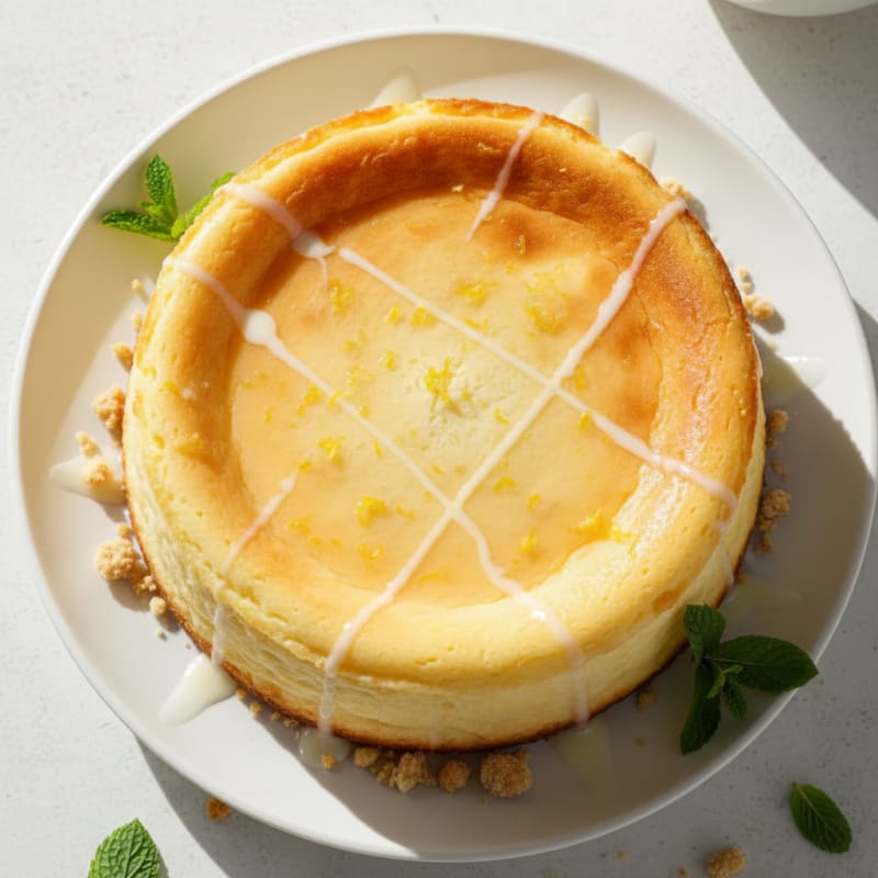 Silky Cottage Cheese Protein Cheesecake