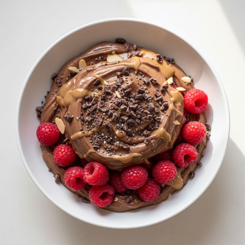 Chocolate Protein Greek Yogurt Parfait