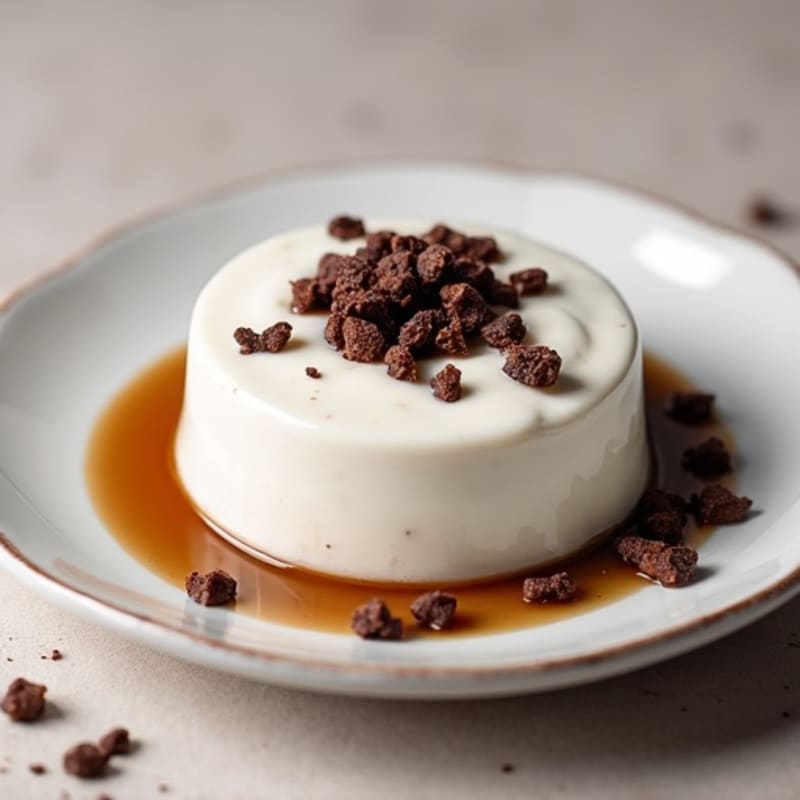 Creamy Greek Yogurt Protein Pudding with Cacao Nibs
