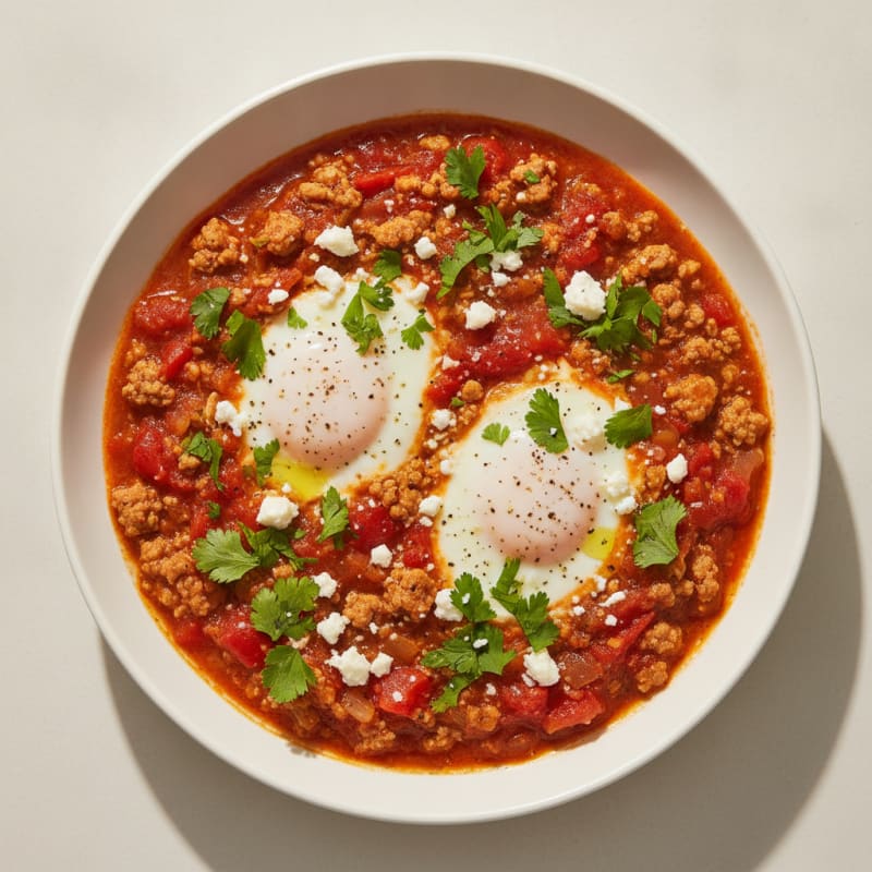 Shakshuka with Feta and Herbs