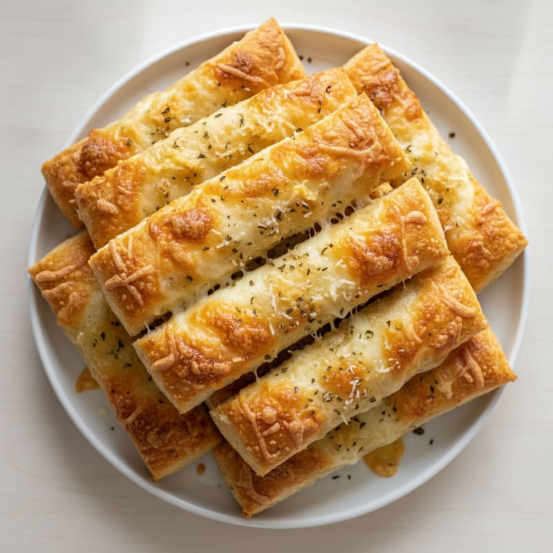 Cheesy Garlic Butter Breadsticks