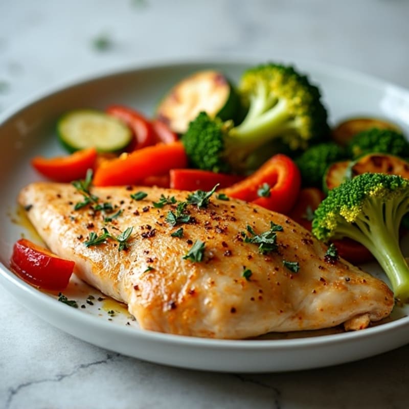 Sheet Pan Herb Chicken and Roasted Vegetables