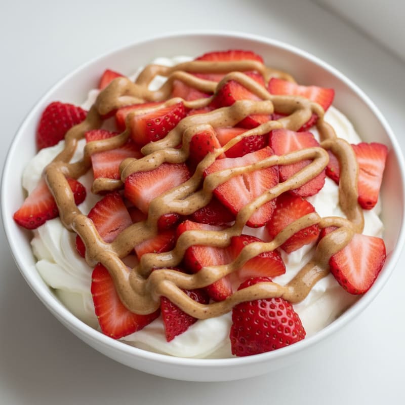 Silky Greek Yogurt Protein Pudding with Berries