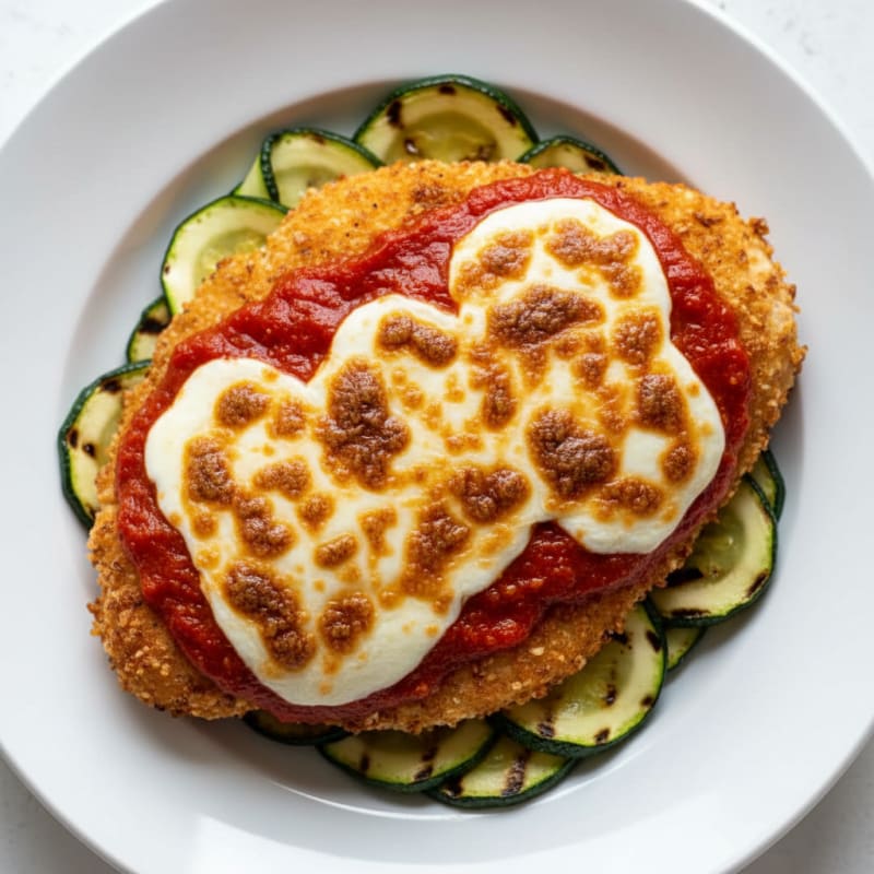 Parmesan Chicken with Marinara and Mozzarella