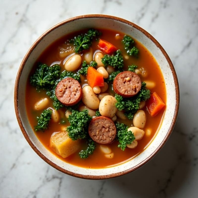 Tuscan-Style Kale and White Bean Soup