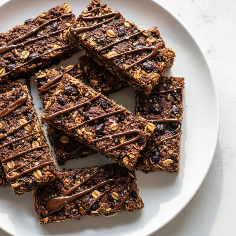 Chocolatey Plant-Based Protein Granola Bars