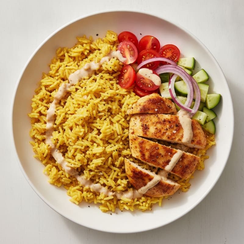 Chicken Shawarma Rice Bowl