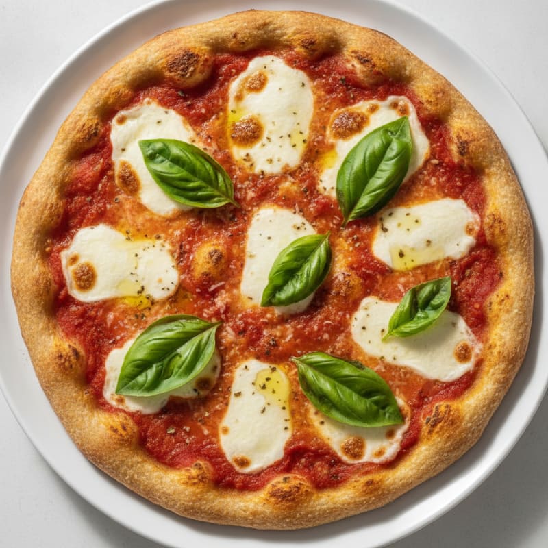 High-Protein Margherita Pizza