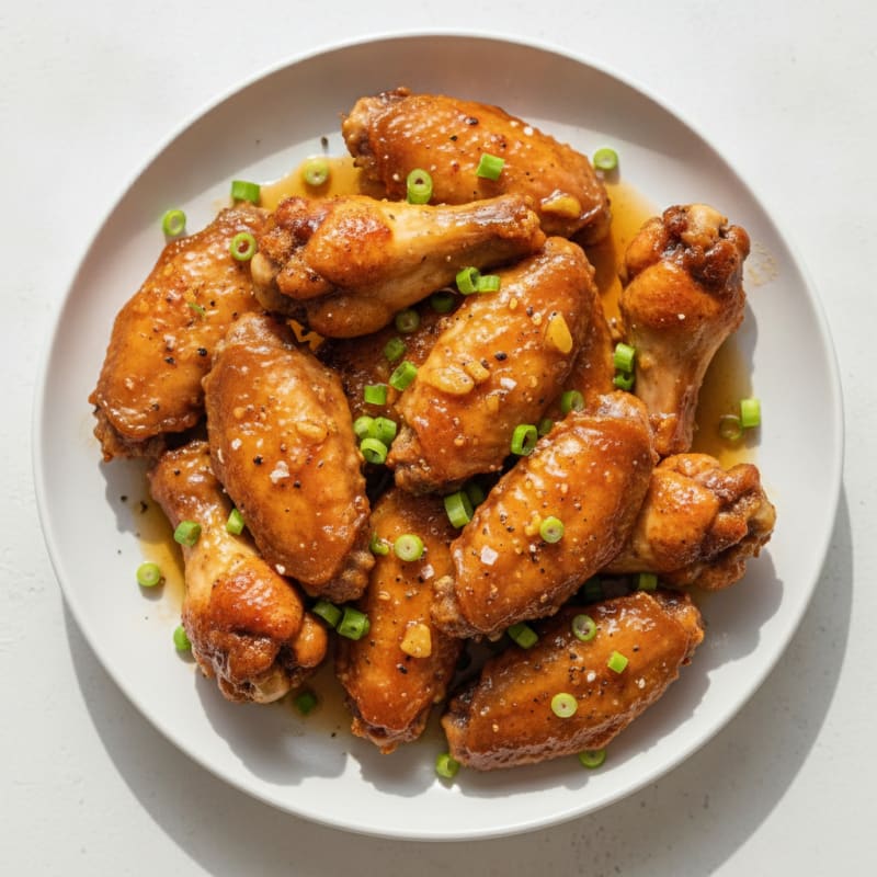 Honey-Garlic Glazed Chicken Wings
