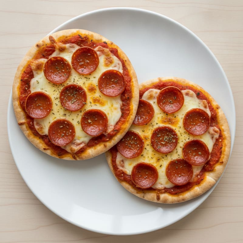 Mini Pepperoni Pita Pizza