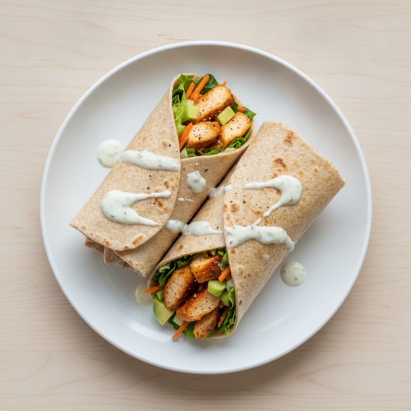 Buffalo Chicken Ranch Wraps