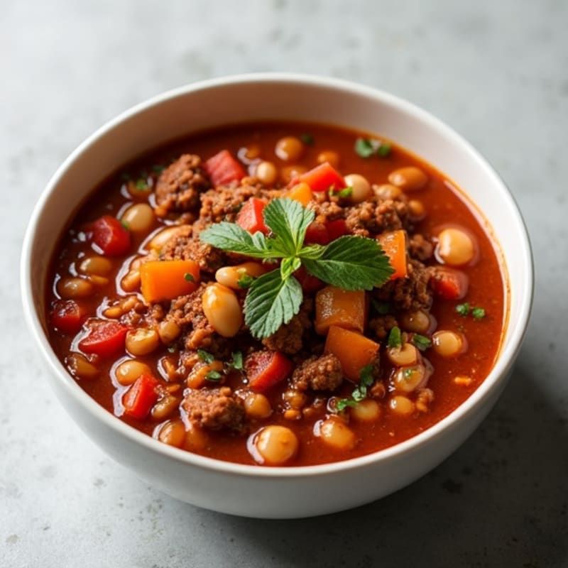 Healthy Homestyle Beef and Bean Chili