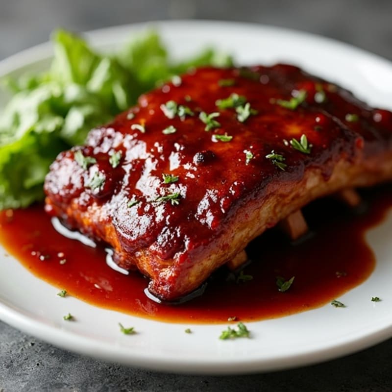 Tender Smoked Baby Back Ribs with Sweet-Spicy BBQ Glaze
