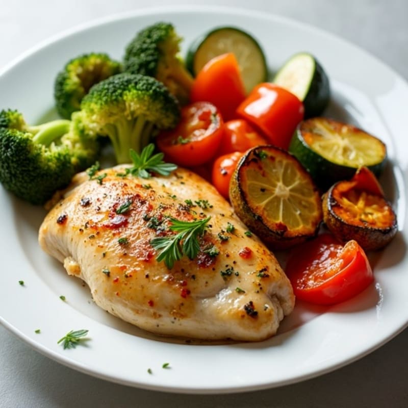 Sheet Pan Lemon Herb Chicken with Crispy Roasted Vegetables