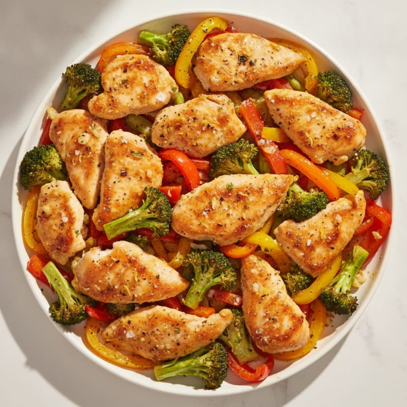 Sheet Pan Lemon Herb Chicken and Veggies