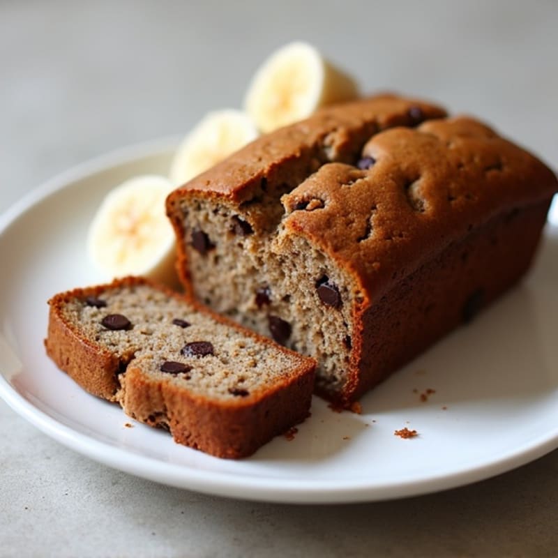 Flourless Dark Chocolate Almond Banana Bread
