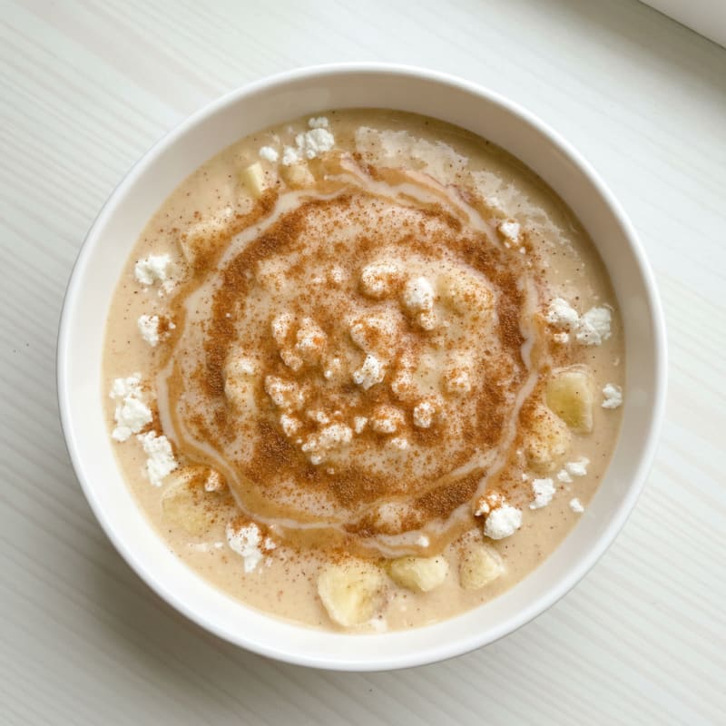Banana Cottage Cheese Protein Smoothie