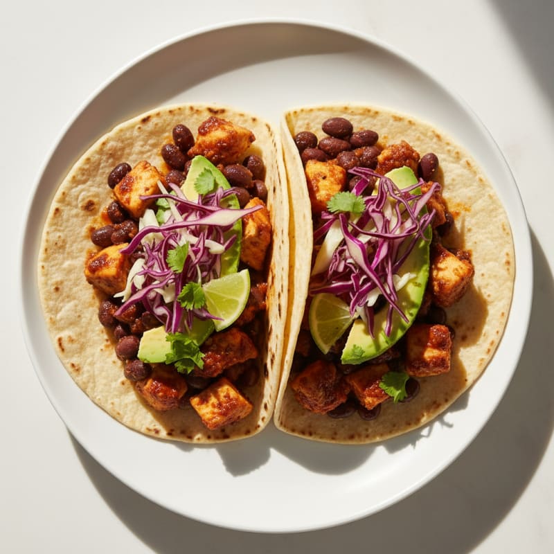 Smoky Chipotle Chicken and Black Bean Tacos
