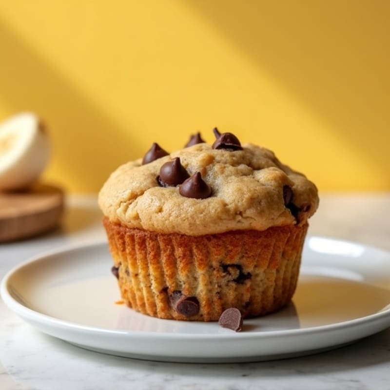 Protein-Packed Banana Chocolate Chip Muffins