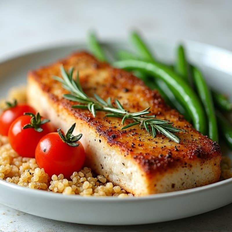 Herb-Crusted Pan Seared Pork Tenderloin