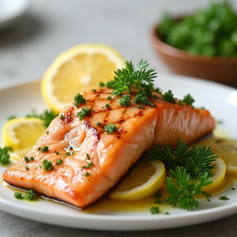 Lemon Herb Grilled Salmon