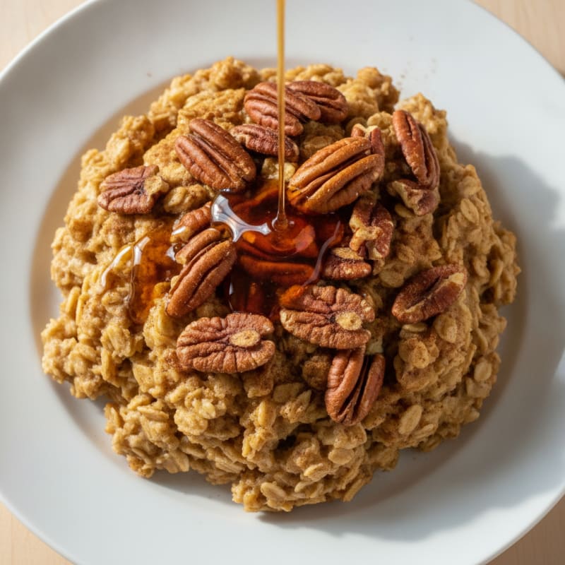 Maple Pecan Baked Oatmeal