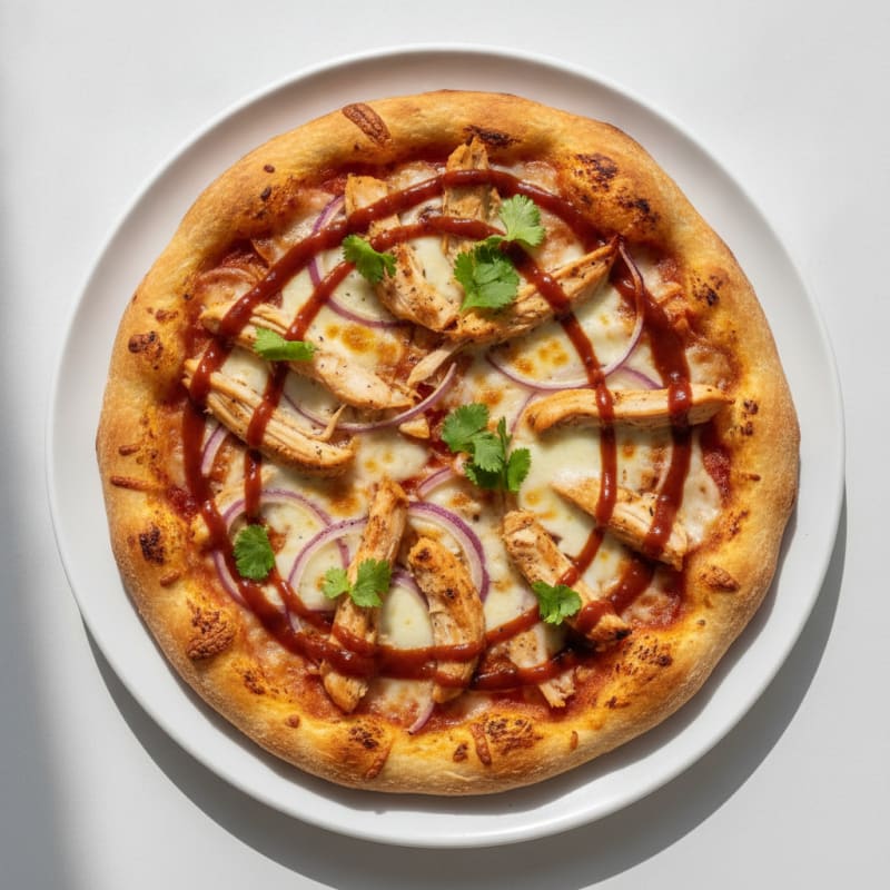 High-Protein BBQ Chicken Pizza