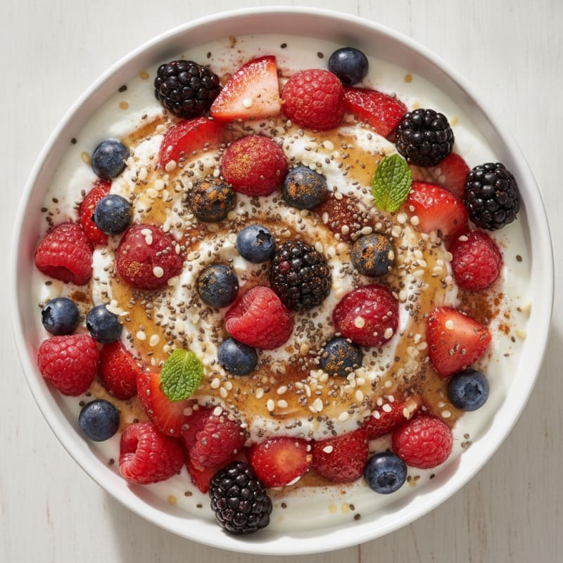 Berry Chia Seed Yogurt Parfait